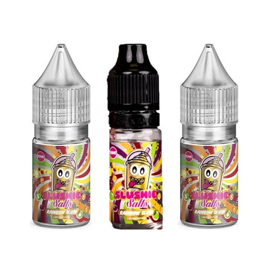 Rainbow Slush Nic Salt E Liquid 10ml By Slushie Salts | 3 Pack | Wolfvapes - Wolfvapes.co.uk-10mg