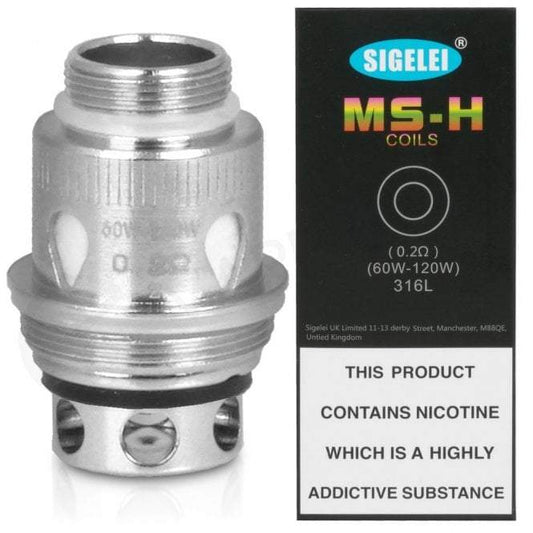 buy Sigelei - Ms - H - 0.20 ohm - Coils at Wolfvapes.co.uk
