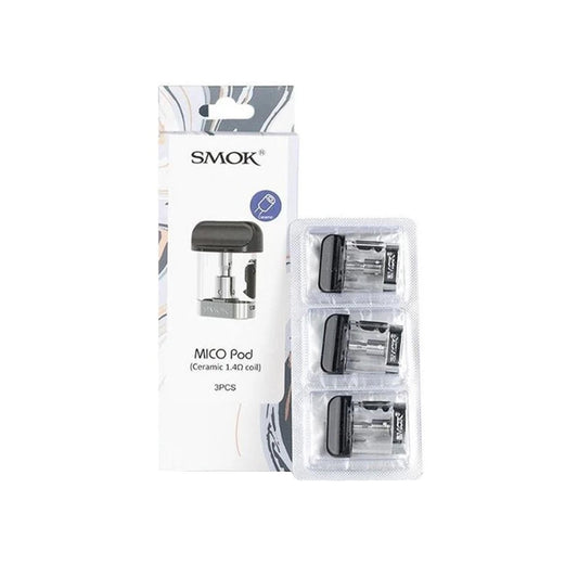 buy Smok Mico Pod Cartridge | 3 Pack Smok Mico Replacement Pod Cartridges | Wolfvapes at Wolfvapes.co.uk