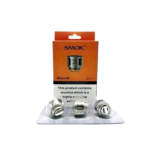 buy Smok Minos - Q2 Replacement Clapton Dual Cores | 3 Pack | Wolfvapes at Wolfvapes.co.uk