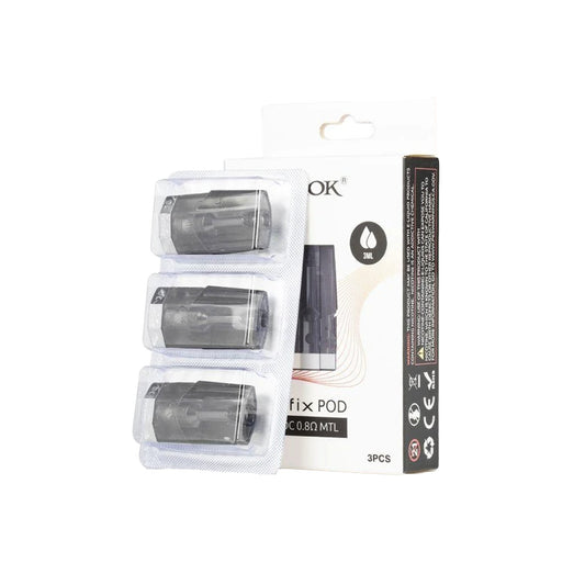 buy Smok Nfix Replacement Pods | SMOK Nfix Replacement Pod 3pcs | Wolfvapes at Wolfvapes.co.uk