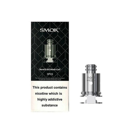 buy Smok Nord Replacement Coils | 5 Pack | Wolfvapes at Wolfvapes.co.uk