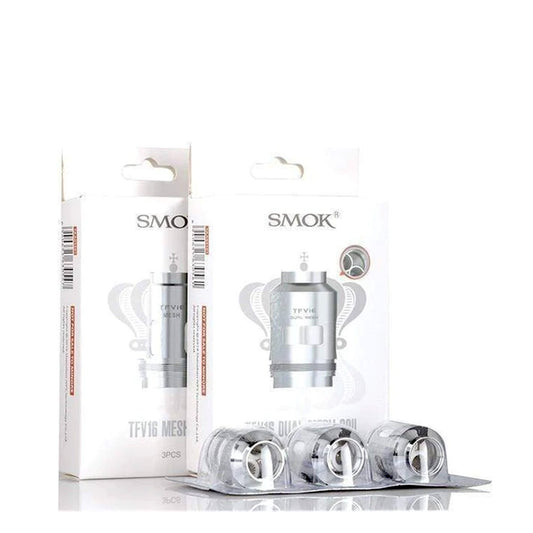 buy SMOK TFV16 Dual Mesh Coils | 3 Pack | Wolfvapes at Wolfvapes.co.uk