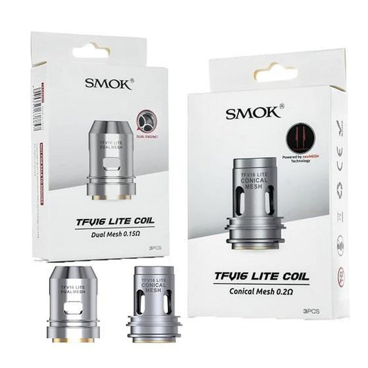 buy Smok TFV16 Lite Replacement Coils | 3 Pack | Wolfvapes at Wolfvapes.co.uk