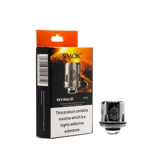 buy Smok - Tfv8 V8 X - Baby Q2 - 0.4 ohm - Coils at Wolfvapes.co.uk