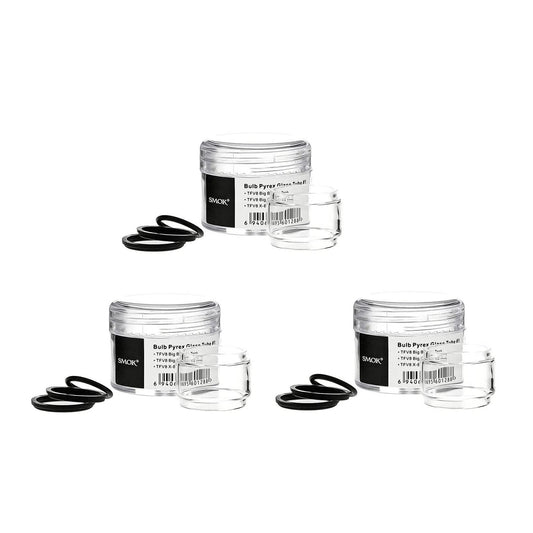 buy SMOK TFV8 X Baby Tank Bubble Glass | 3 Pack | Wolfvapes at Wolfvapes.co.uk