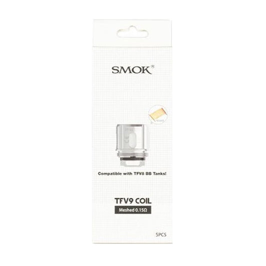 buy Smok TFV9 Coils | 5 Pack | Wolfvapes at Wolfvapes.co.uk