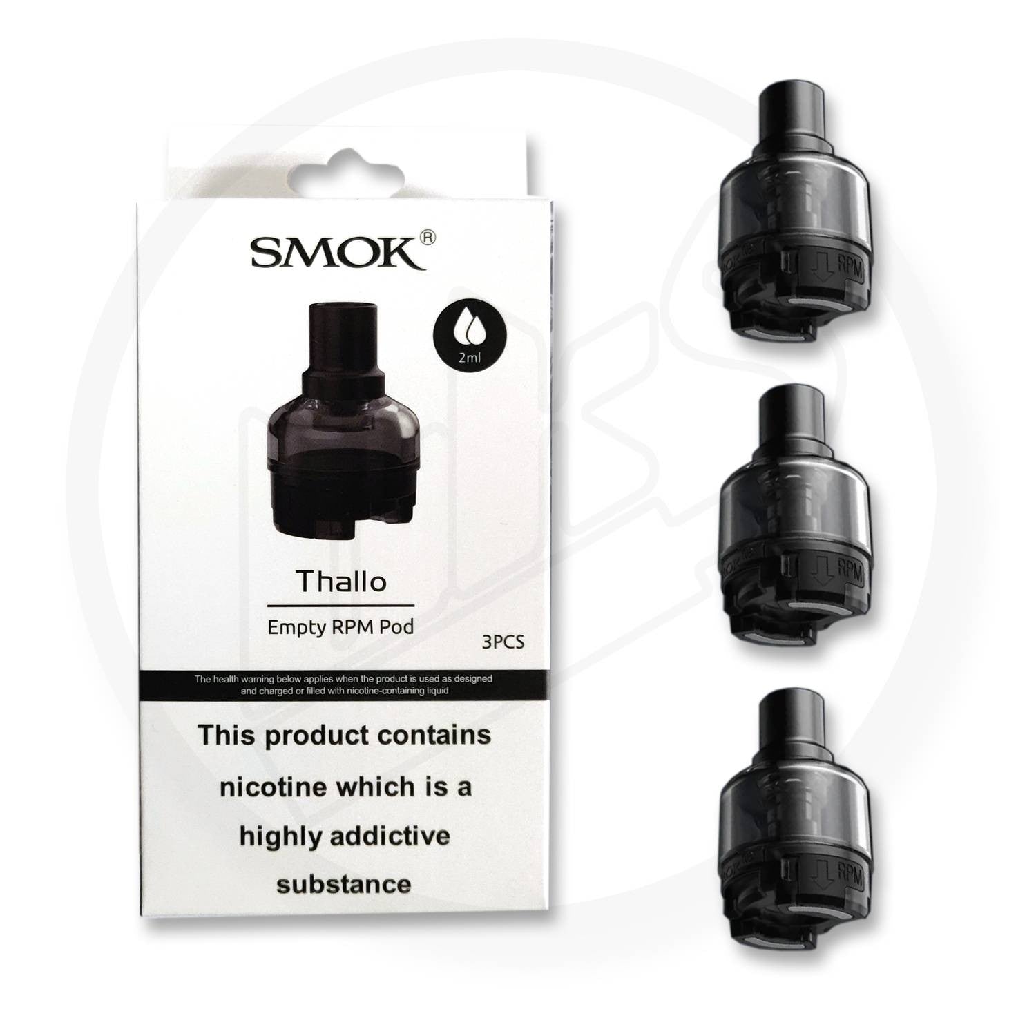 smok thallo pods Smok Thallo Empty RPM Pods 2ML- Pack of 3-Wolfvapes