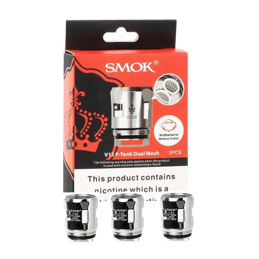 buy Smok - V12 Prince P - Tank Dual Mesh - 0.20 ohm - Coils at Wolfvapes.co.uk
