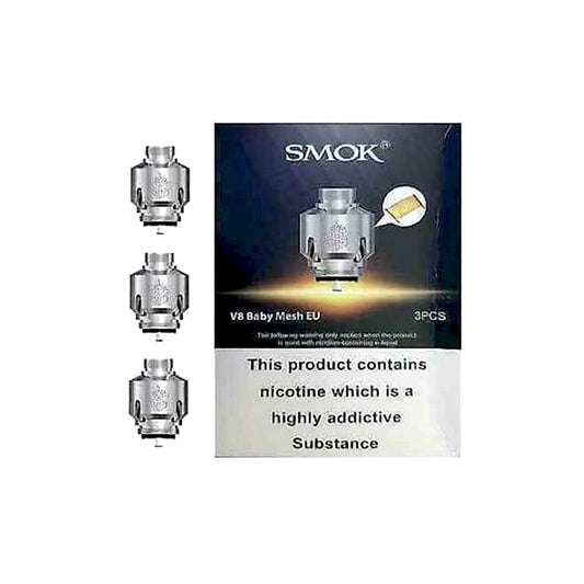 buy SMOK V8 Baby Mesh EU Core 0.15 | 3 Pack | Wolfvapes at Wolfvapes.co.uk