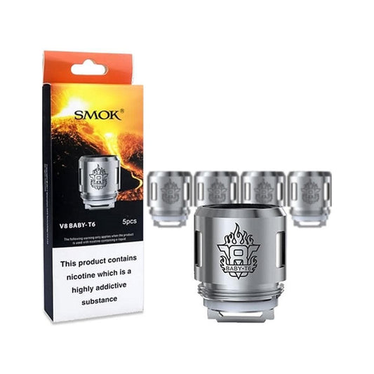 buy Smok - V8 Baby T6 - 0.2 ohm - Coils at Wolfvapes.co.uk
