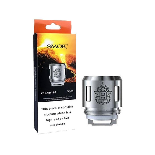 buy Smok - V8 Baby - T8 - 0.15 ohm - Coils at Wolfvapes.co.uk