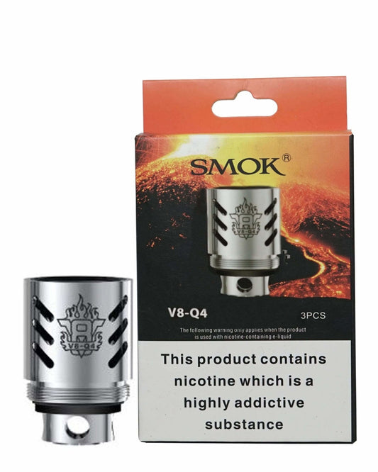 buy Smok - V8 - Q4 - 0.15 ohm - Coils at Wolfvapes.co.uk