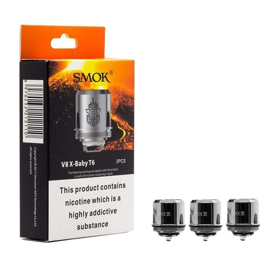 buy Smok - V8 X - Baby T6 - 0.20 ohm - Coils at Wolfvapes.co.uk