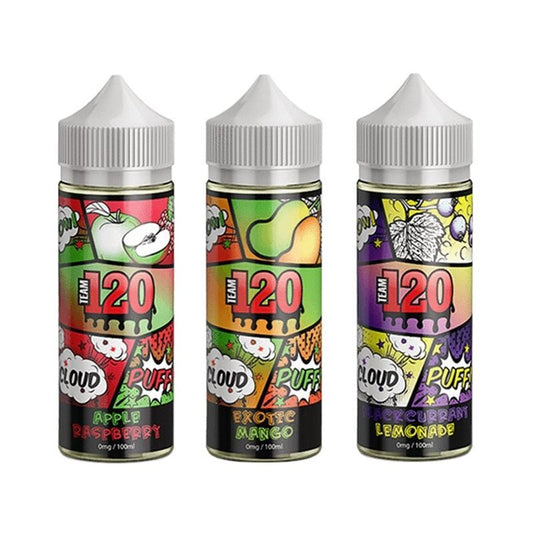 buy Team 120 - 100ml Shortfill at Wolfvapes.co.uk