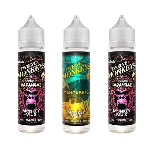 buy Twelve Monkeys Shortfill E - Liquid | 50ml | Wolfvapes at Wolfvapes.co.uk