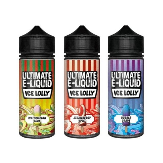 buy Ultimate E - Liquid Ice Lolly 100ML Shortfill at Wolfvapes.co.uk