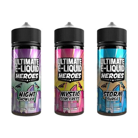 buy Ultimate Puff Heroes 100ML Shortfill at Wolfvapes.co.uk