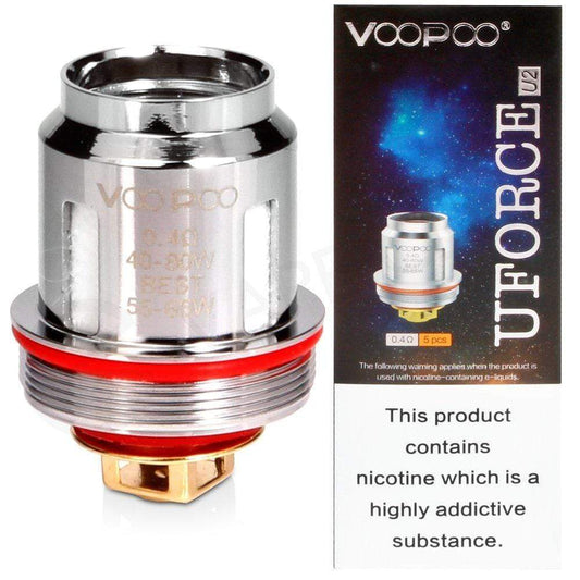 buy Voopoo - Uforce U2 Dual - 0.40 ohm - Coils at Wolfvapes.co.uk