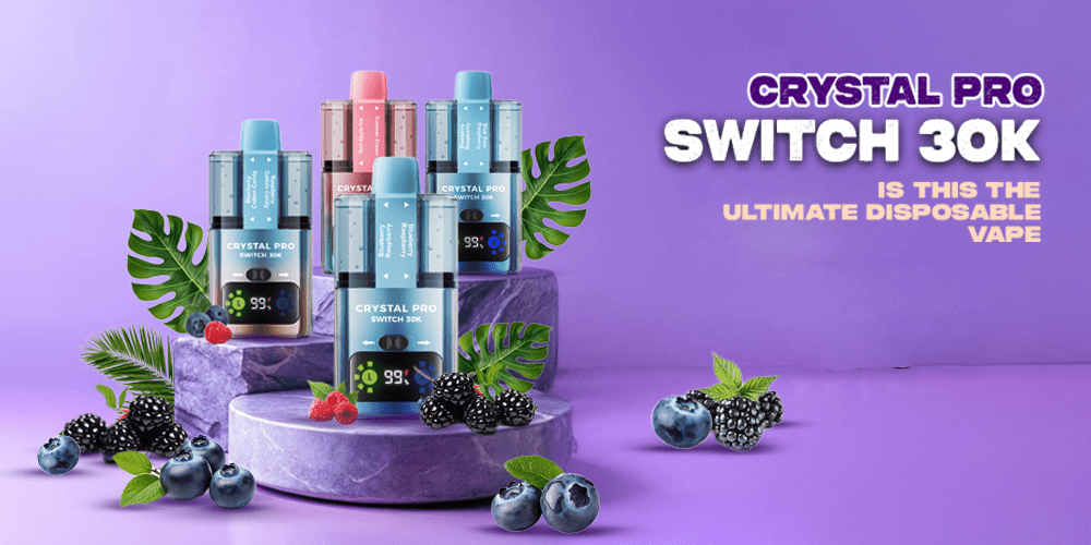 Crystal Pro Switch 30K Review – Is This the Ultimate Disposable Vape? - Wolfvapes.co.uk