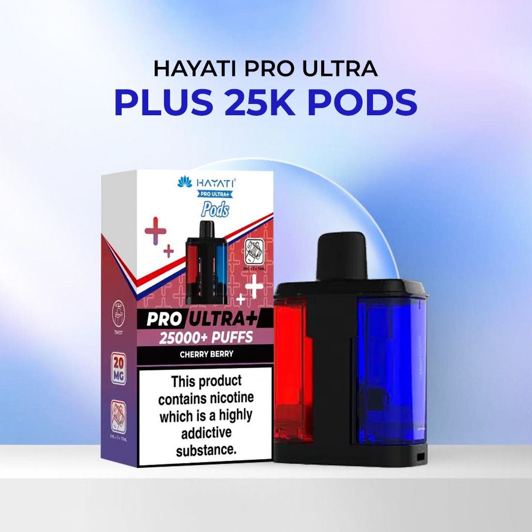 Explore Full Review & Flavours Of Hayati Pro Ultra Plus 25000 Prefilled Pod Kit - Wolfvapes.co.uk