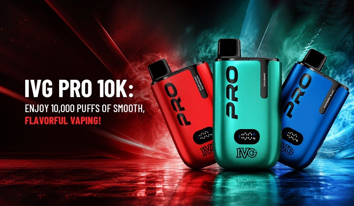 IVG Pro 10K: Enjoy 10,000 Puffs of Smooth, Flavourful Vaping!