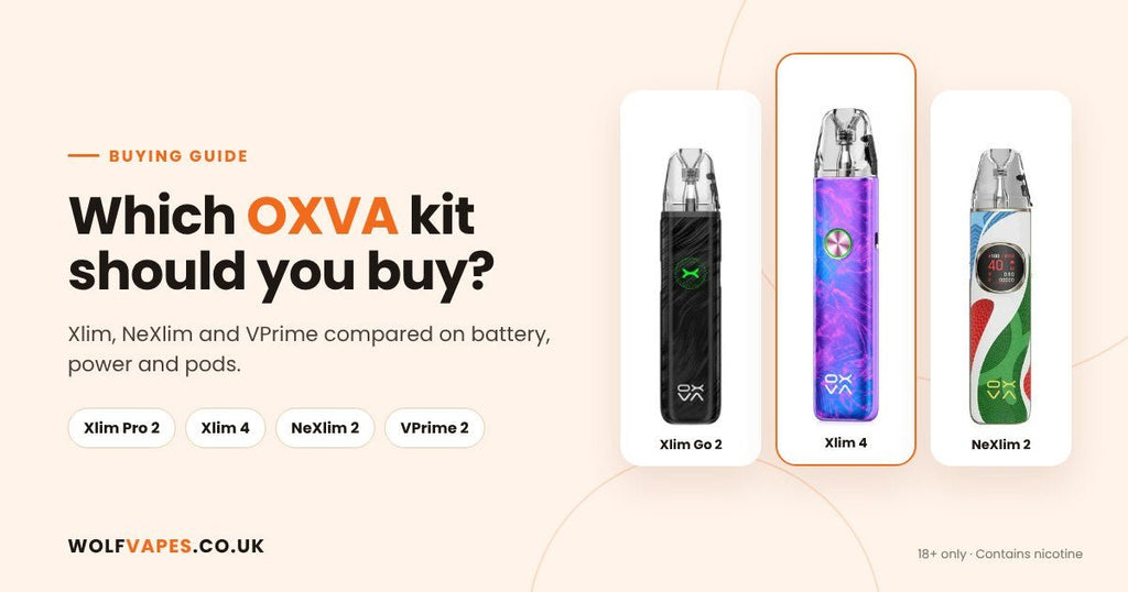 OXVA Pod Kits Compared: Which Xlim, NeXlim or VPrime to Buy?