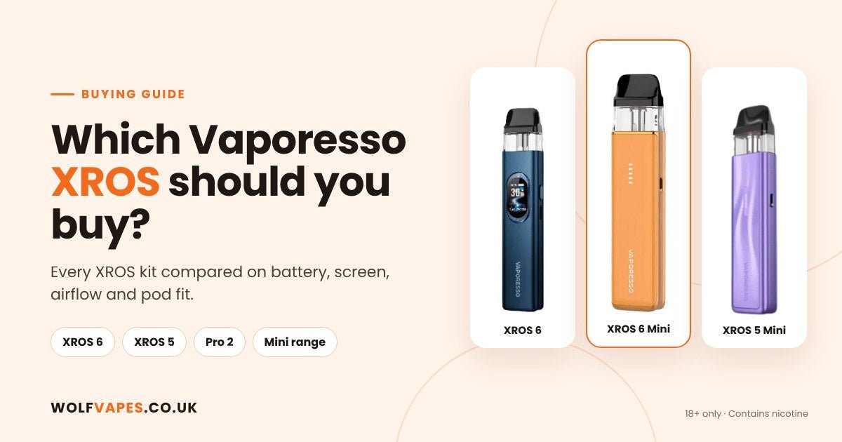 Vaporesso XROS Comparison: Which XROS Kit Should You Buy?