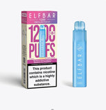 2 in 1 Elfbar 1200 Puffs Prefilled Pod Kit - Wolfvapes.co.uk-Blueberry Edition