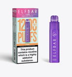 2 in 1 Elfbar 1200 Puffs Prefilled Pod Kit - Wolfvapes.co.uk-Grape