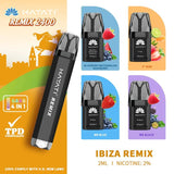 4 in 1 Hayati Remix 2400 Puffs Disposable Vape Pod Kit - Wolfvapes.co.uk-Ibiza Remix