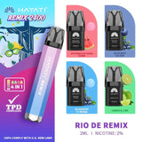 4 in 1 Hayati Remix 2400 Puffs Disposable Vape Pod Kit - Wolfvapes.co.uk-Rio De Remix
