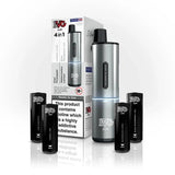 4 in 1 IVG Air 2400 Puffs Prefilled Disposable Pod Kit ( Box of 5 ) - Wolfvapes.co.uk-Silver Edition (4 Pods x Multi Flavours)