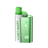 4 in 1 Lost Mary 3200 Puffs Pre - filled Pod Kit Box of 5 - Wolfvapes.co.uk - Green Edition