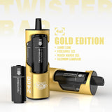 4 in 1 Twister Bar 2400 Puffs Disposable Vape Pod Kit (Box of 5) - Wolfvapes.co.uk-Gold Edition 4 in 1 Flavours