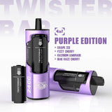 4 in 1 Twister Bar 2400 Puffs Disposable Vape Pod Kit (Box of 5) - Wolfvapes.co.uk-Purple Edition 4 in 1 Flavours