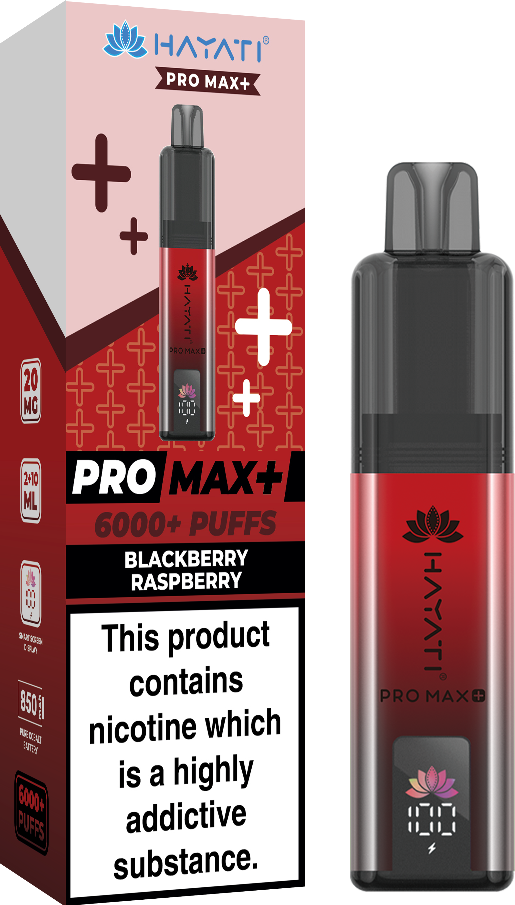 buy Hayati Crystal Pro Max+ 6000 Vape Kit Box of 10 at Wolfvapes.co.uk