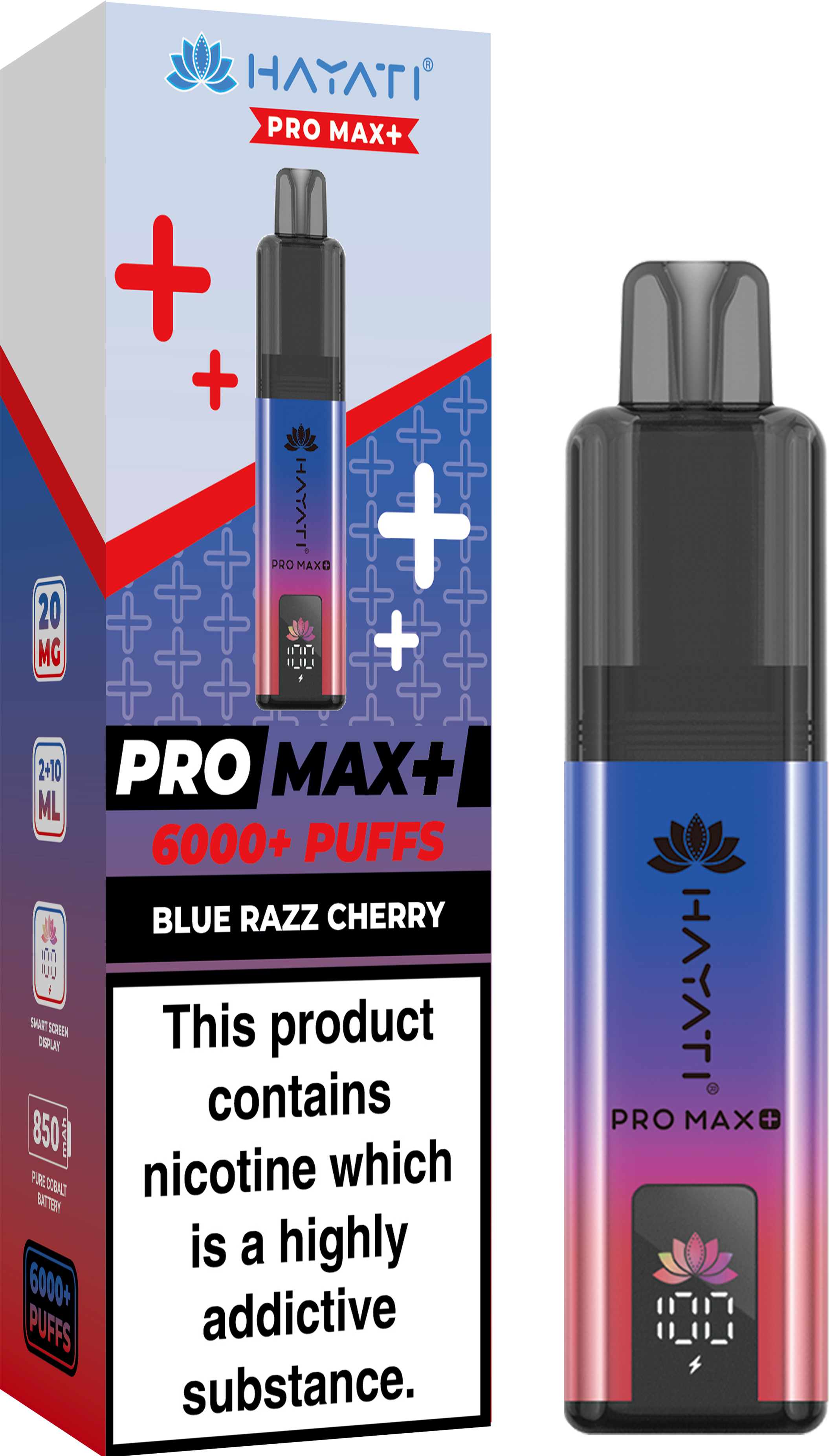 buy Hayati Crystal Pro Max+ 6000 Vape Kit Box of 10 at Wolfvapes.co.uk