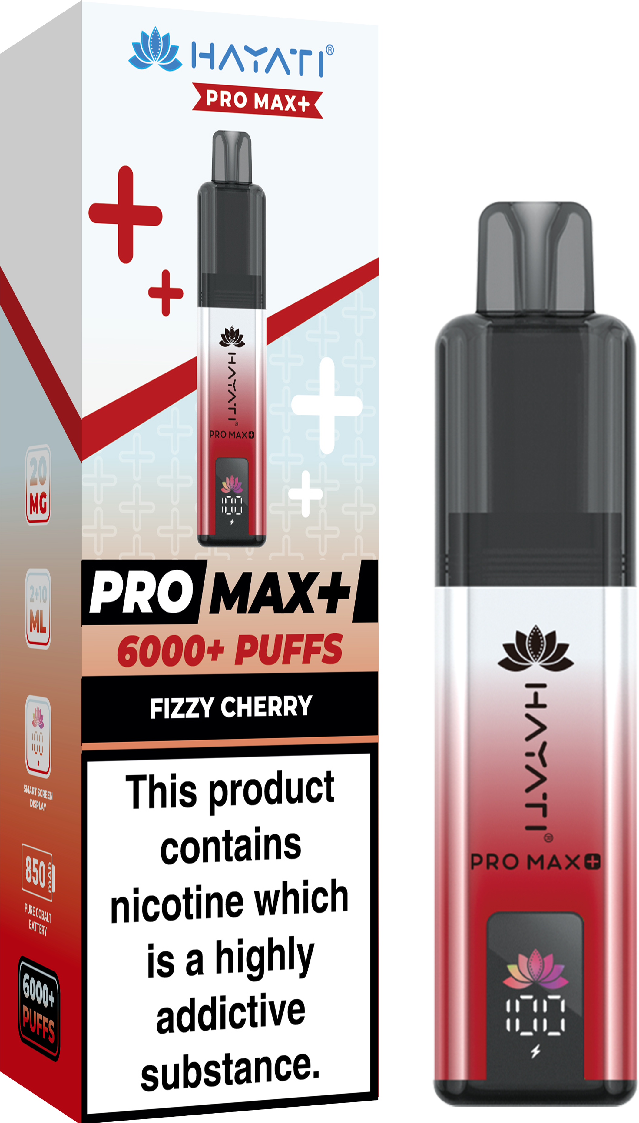 buy Hayati Crystal Pro Max+ 6000 Vape Kit Box of 10 at Wolfvapes.co.uk