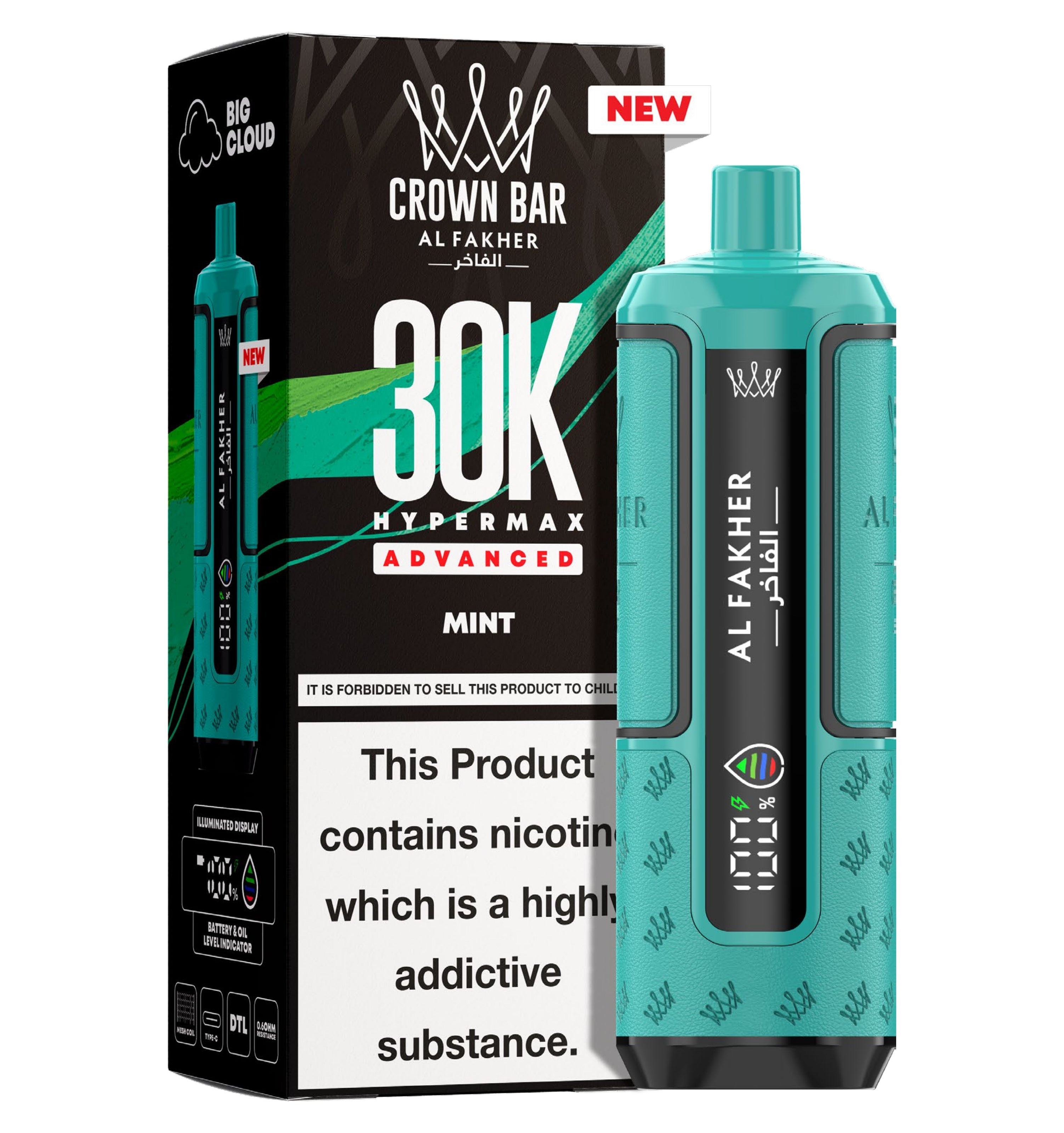 Al Fakher 30K Hypermax Prefilled Pod Kit (Box of 5)