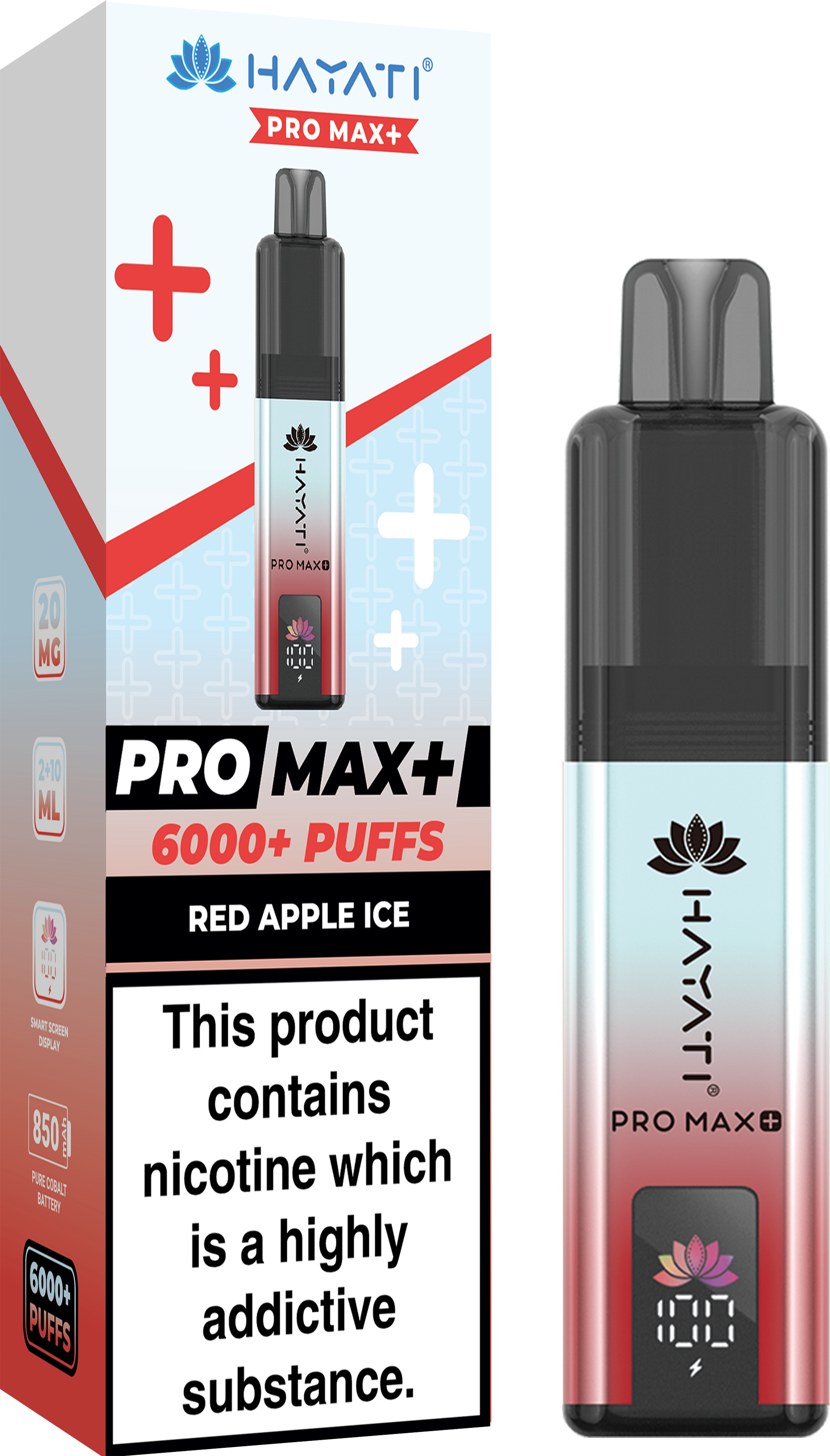 buy Hayati Crystal Pro Max+ 6000 Vape Kit Box of 10 at Wolfvapes.co.uk