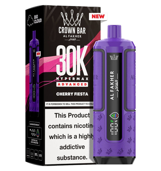 Al Fakher 30K Hypermax Prefilled Pod Kit - Pack of 5 - Cherry Fiesta - vapeukwholesale