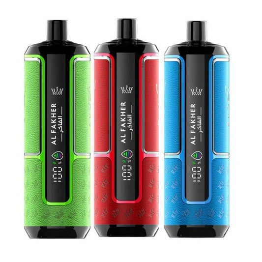 Al Fakher Hypermax 15000 Puffs Disposable Vape Pod Kit - Wolfvapes.co.uk - Berry Ice