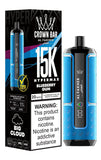 Al Fakher Hypermax 15000 Puffs Disposable Vape Pod Kit - Wolfvapes.co.uk-Blueberry Gum