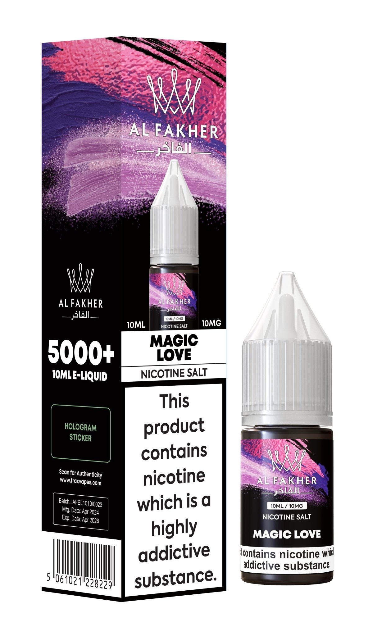 Al Fakher Nic Salt 10ml E-Liquid Box of 10 - Wolfvapes.co.uk-Magic Love