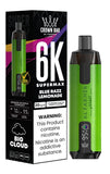 Al Fakher Supermax 6000 Puffs Disposable Vape Pod Kit - Wolfvapes.co.uk-Blue Razz Lemonade