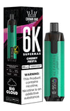 Al Fakher Supermax 6000 Puffs Disposable Vape Pod Kit - Wolfvapes.co.uk-Cherry Fiesta