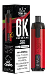 Al Fakher Supermax 6k Puffs Disposable Vape Pod Kit (Box of 5) - Wolfvapes.co.uk-Two Apple