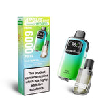 Argus Bar Prime 6000 Disposable Vape - Box of 5 - Wolfvapes.co.uk - Green Apple Ice