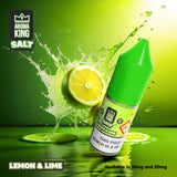 Aroma King Nic Salts 10ml E - liquids - Box of 10 - Wolfvapes.co.uk - Lemon Lime